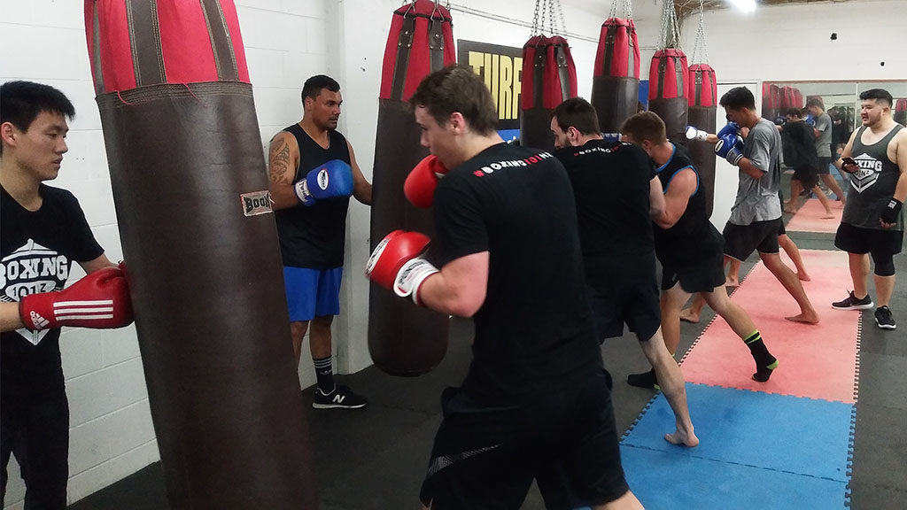 boxing team training in auckland